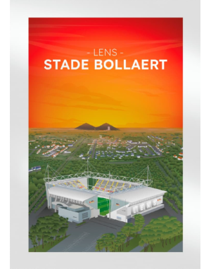 Être Lensois : Stade Bollaert, Affiche murale Lens