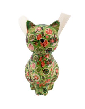 Pomme-Pidou: Porte ustensiles, Caramel le chat vert