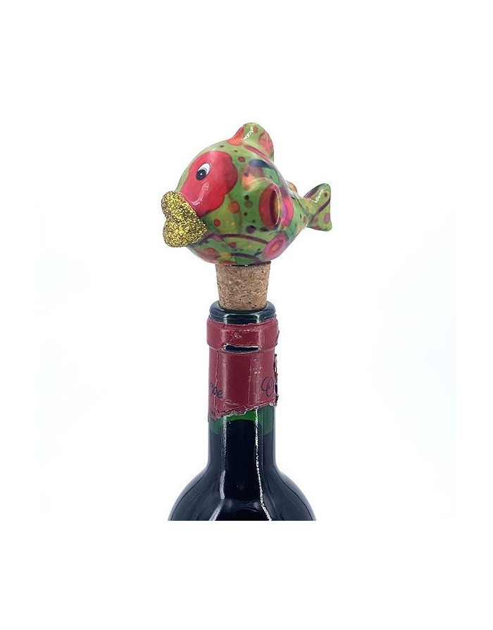 Pomme Pidou : Calypso le poisson, Bouchon de bouteille vert