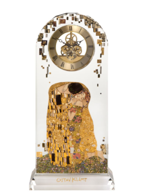 Goebel : Horloge à poser, Le baiser de Klimt 32 cm