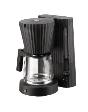 Alessi : Plissé , Machine a café programmable  avec filtre 1.5L , Noir