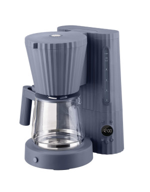Alessi : Plissé , Machine a café programmable avec filtre 1.5L , Gris