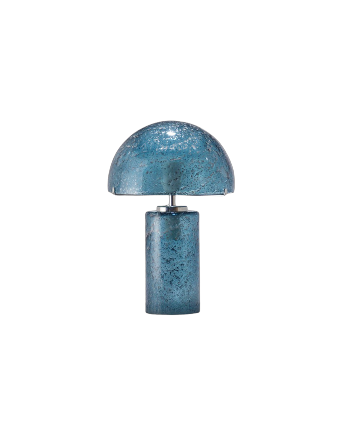 Drimmer : Evora, lampe champignon bleu 35 cm 