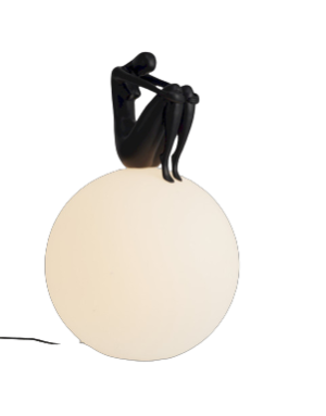Drimmer : Inspiration, lampe femme pensive, 65 cm