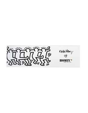 Keith Haring - Couteau de Chef 21 cm avec baguettes Gravés au laser