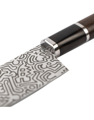 Keith Haring - Couteau de Chef 21 cm Gravé au laser