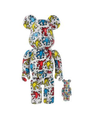 Bearbrick 100%+400% Keith Haring Dancing Dogs V9