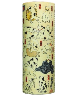 Parastone: Vase "Cats Station" de Kuniyoshi, 20cm