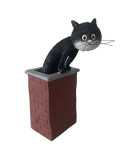 Chat Dubout – Chat sur le toit, figurine en résine, 14,5 cm