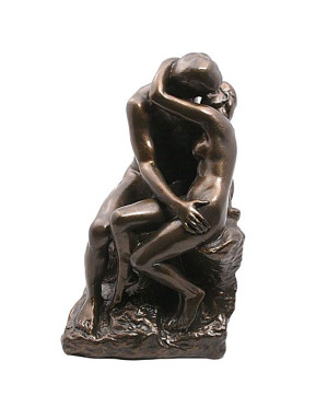 Parastone : Statue "Le Baiser" de Rodin, Reproduction de 24 cm
