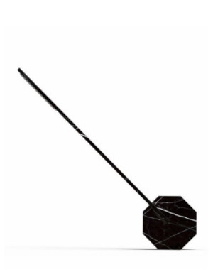 Octagon One Lampe de bureau sans fil, Marbre noir