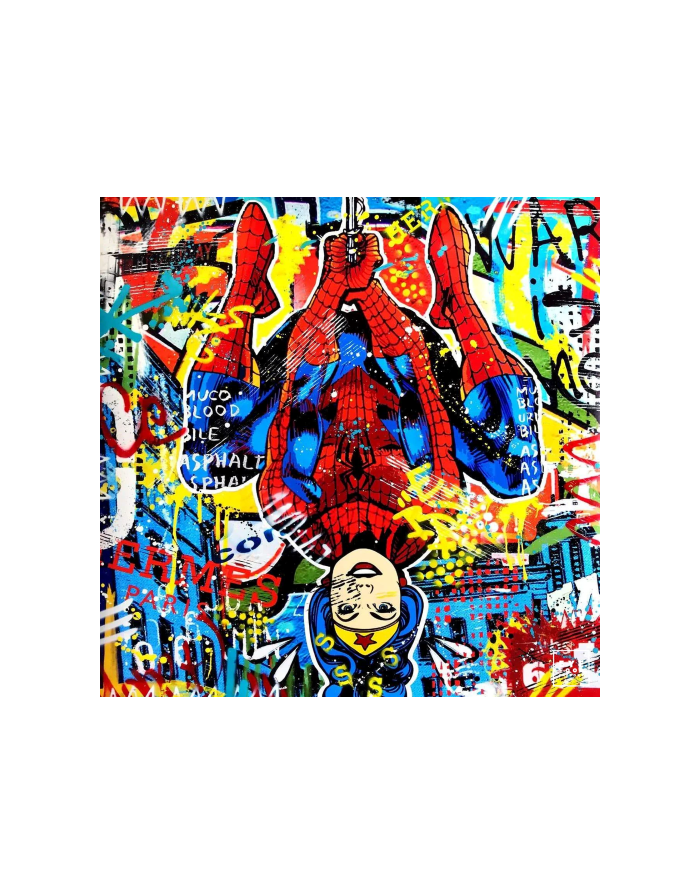 Eye Food Factory : Spiderwoman, Toile murale